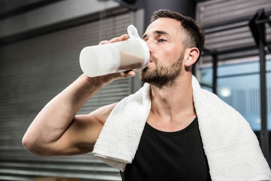 Ohne Proteinshakes geht gar nichts