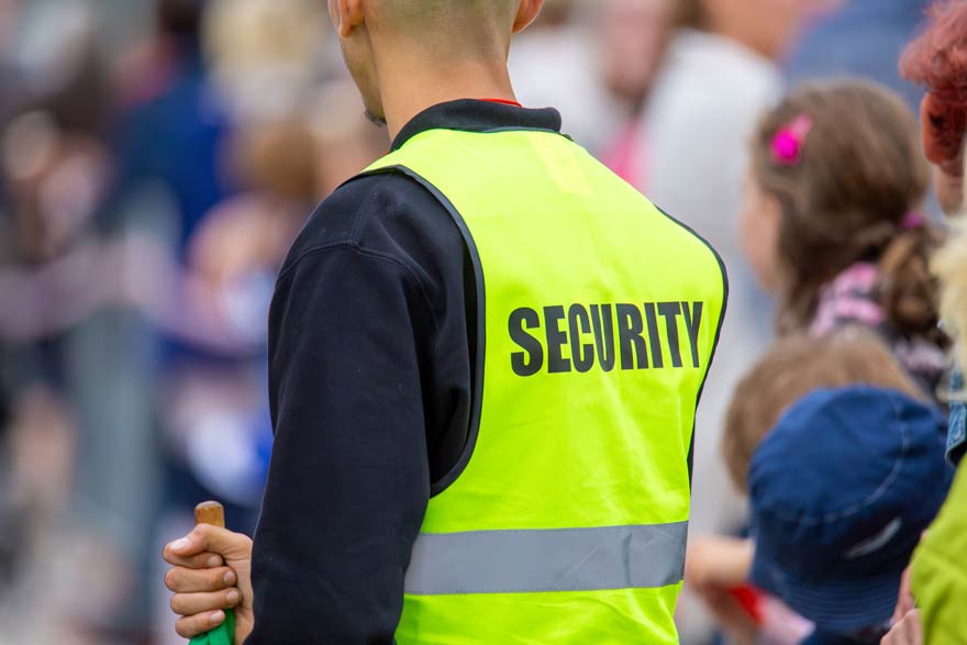 Security Mitarbeiter als Minijobber